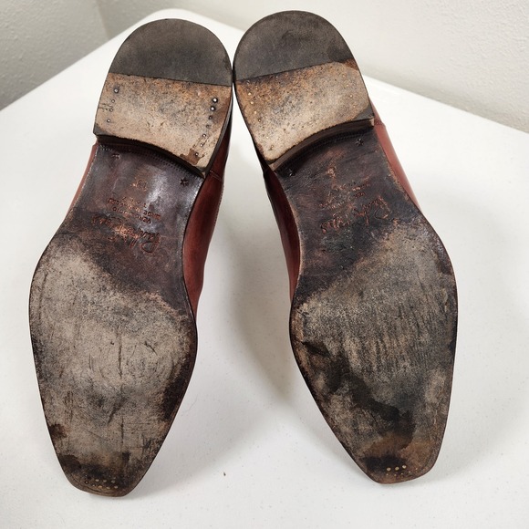 PAUL EVANS Men's Brown Leather Chelsea Boots 13 Made In Naples Italy Brown $559 - Picture 7 of 13